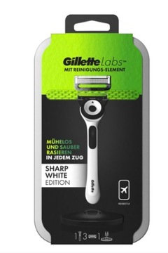 Gillette Labs, maszynka do golenia, etui podróżne, 2 ostrza