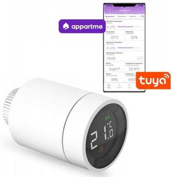 GŁOWICA TERMOSTATYCZNA ZIGBEE WIFI APLIKACJA PL