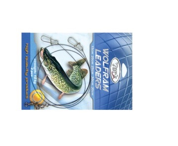 PRZYPON NA SZCZUPAKA YORK WOLFRAM 2 szt 35cm 10kg