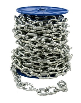 ПРОЧНАЯ ОЦИНКОВАННАЯ ЭКОНОМИЧЕСКАЯ ЦЕПЬ fi 8MM D2 1.8mb