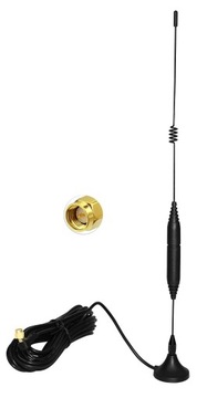 Antena GSM 7 dBi 3m ze złączem SMA 3G 4G 5G dla HUAWEI, ZTE