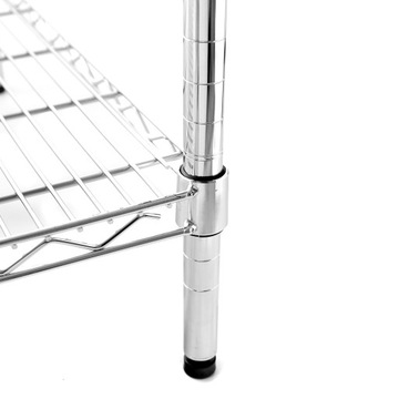 ГАСТРОНОМИЯ Проволочная полка для хранения, 4 ПОЛКИ, 180х180х45 см Мега-М