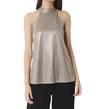 Vero Moda metaliczna elegancka bluzka top L