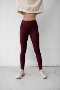 ЛЕГГИНГИ С ВЫСОКОЙ ПОСАДКОЙ, РЕБИНКА, ФОРМИРОВАНИЕ, непрозрачный хлопок - 908 XXL