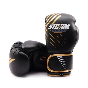 StormCloud Rękawice bokserskie Lynx Czarno-Złote 10oz