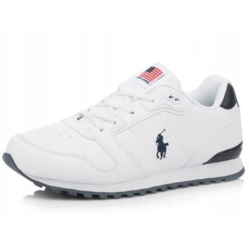 Polo Ralph Lauren buty sneakersy białe sportowe dziecięce RFS11403 33
