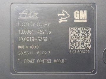 OPEL ASTRA J POMPA ABS 10.0961-4521.3