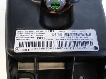 MERCEDES C W204 204 ULOŽENÍ SPOLUJEZDCE W KONZOLA