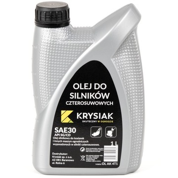 OLEJ DO SILNIKÓW 4SUWOWYCH SAE30 1L AK 4T1 KRYSIAK