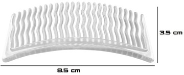 РАСЧЕСКА ДЛЯ ВОЛОС 8,5 СМ ПРОЗРАЧНАЯ