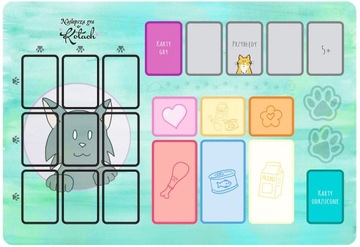 Mata do gry Najlepsza gra o kotach 60x40 cm