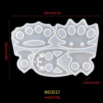 2шт брелок из эпоксидной смолы