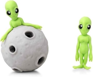 Zabawka elastyczna antystresowa kosmici asteroidą
