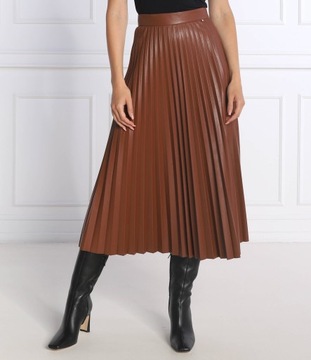 Hugo Boss plisovaná sukňa hnedá veľ. S/M