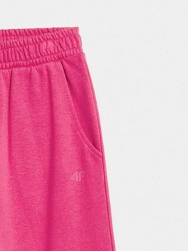 ХЛОПКОВЫЕ СПОРТИВНЫЕ БРЮКИ ДЛЯ ДЕВОЧЕК 4F AW23F426