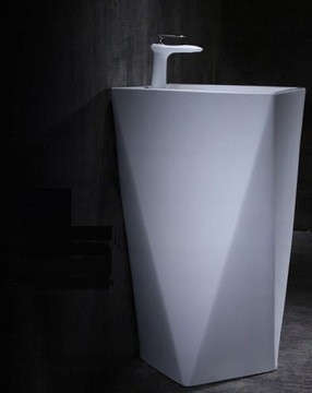 ОТДЕЛЬНО СТОЯЩАЯ МОНОЛИТНАЯ КЕРАМИЧЕСКАЯ РАКОВИНА