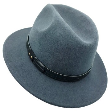 Kapelusz FEDORA OUTBACK W6041 szary 61