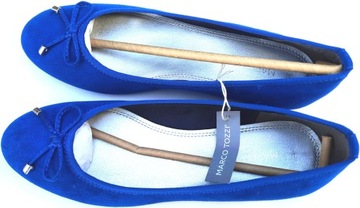 39 Балетки Marco Tozzi василькового цвета, 25 см