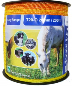 TAŚMA EASY RANGE PASTUCH DLA KONI 200 MB / 20 MM