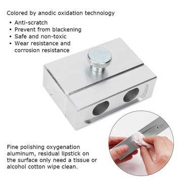 Алюминиевая форма для губной помады «сделай сам», 12,1 мм, с 2 шт.