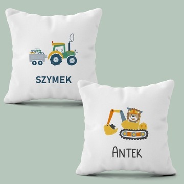 НАВУШКА ДЛЯ РЕБЕНКА С ИМЕНЕМ 40х40 JASIEK VELVET В ПОДАРОК