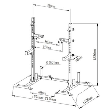 Профессиональная стойка для штанги.