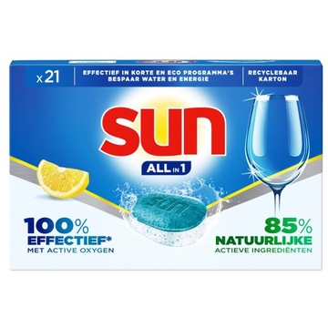 Tabletki do zmywarki Sun Optimum All-in1 21szt