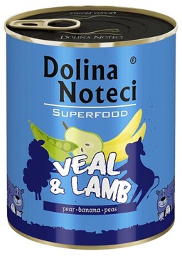 Dolina Noteci SuperFood dla psa cielęcina 800g