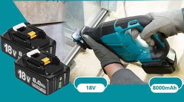 2 АККУМУЛЯТОРА 18В 8Ач + БЫСТРОЕ ЗАРЯДНОЕ УСТРОЙСТВО DC18RC НА 18В ДЛЯ BL КОМПЛЕКТА