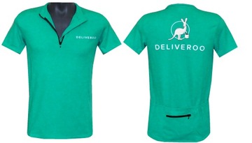 KOSZULKA MĘSKA ROWEROWA Z KIESZENIAMI KOLARSKA SPORTOWA T-SHIRT ZIELONA XL