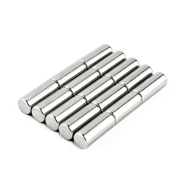 MAGNES NEODYMOWY WALCOWY 4x10 N38 KOMPLET 15 SZTUK