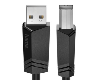 Hama KABEL USB A - USB B 5m podwójnie ekranowany