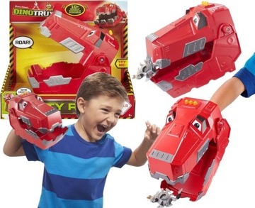 INTERAKTYWNA SZCZĘKA NA NADGARSTEK TY RUX DINOTRUX DINOSAUR DŹWIĘKI
