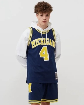 Mitchell Ness NCAA Крис Уэббер джерси XXL