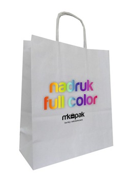 TORBA PAPIEROWA nadruk fullcolor A4 24X10X32 100SZ