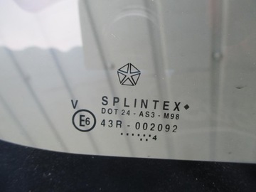 CHRYSLER GRAND VOYAGER 4 IV 00-07 SKLO (OKNO) KAROSERIE PRAVÁ ZADNÍ ZVEDANÁ AS3