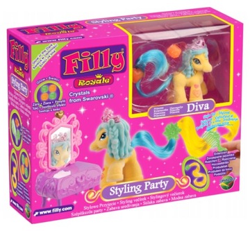 Filly Royale. Kucyki Stylowe Przyjęcie. Swarovski