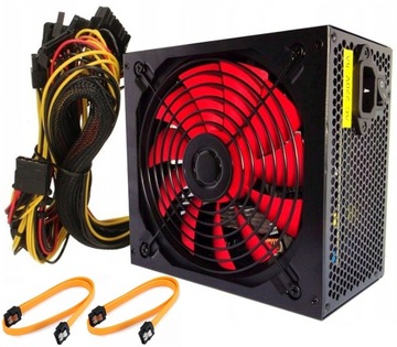 ZASILACZ 650Watt 80+ PFC GAMING 14cm 2xPCI 4xSATA