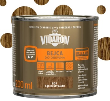 Vidaron bejca do drewna Dąb rustykalny B07 0,2L