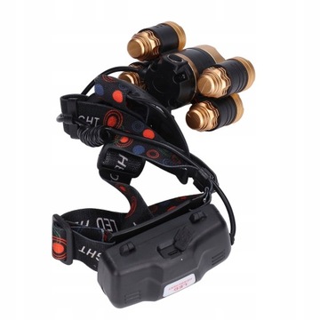 Светодиодный прожектор с 5 головками, уличный фонарик