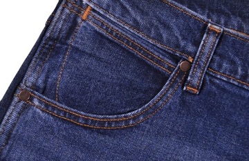 WRANGLER spodnie TAPERED blue REGULAR jeans LARSTON _ W31 L34