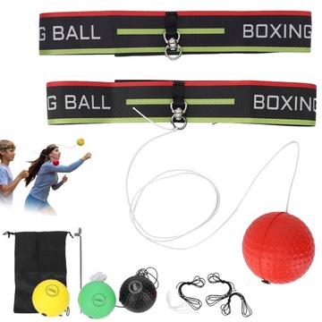 4 Różne Piłka Refleksowa Boxing Reflex Ball do Szkolenie Wielofunkcyjne