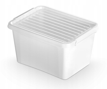 POJEMNIK PUDEŁKO ORGANIZER Z POKRYWĄ 2 L whiteline