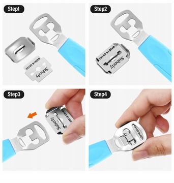 Бритва для ног из нержавеющей стали для удаления мозолей Co.