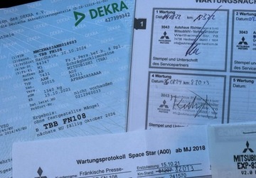 Mitsubishi Space Star Hatchback 5d Facelifting II 1.2 71KM 2021 Mitsubishi Space Star KLIMA 90tys.km mirage PISEMNA GWARANCJA w cenie Tr, zdjęcie 5