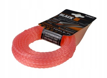 ŻYŁKA TNĄCA DO KOSY KOSIARKI KARBOWANA 2,7MM ZBROJONA Z DRUTEM 15M MOCNA BL