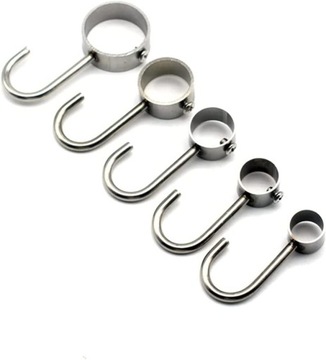 15 шт. регулируемые крючки для гардероба из нержавеющей стали.