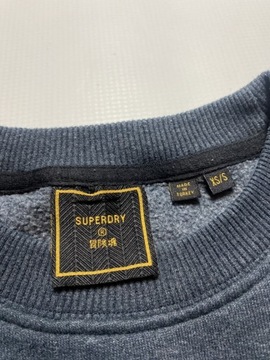 Superdry Super dry JAPAN STYLE Club Soda ORYGINALNA granatowa BLUZA /S/M