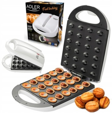 OPIEKACZ DO ORZESZKÓW CIASTEK FOREMKI 24 SZT 1600W NIEPRZYWIERAJĄCA POWŁOKA