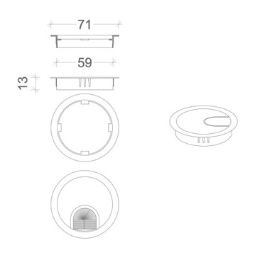 8 МЕТАЛЛИЧЕСКИХ КАБЕЛЬНЫХ ВВОДОВ ХРОМИРОВАННАЯ ГРУППА fi60